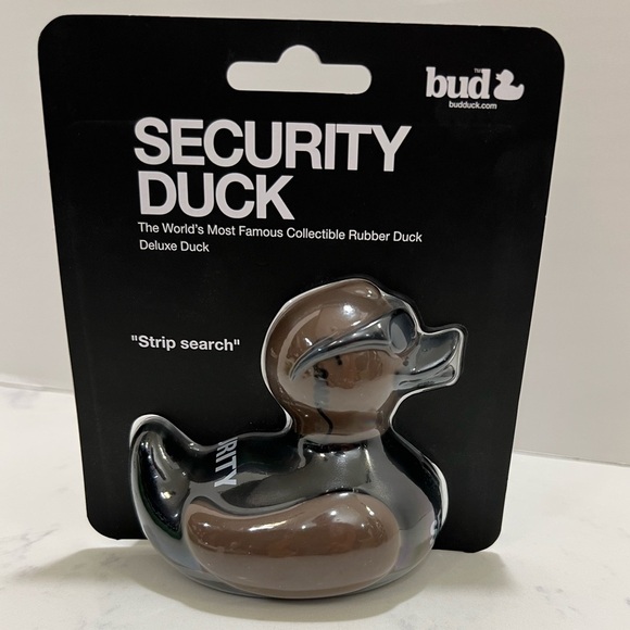 Other - Bud Security Duck Rubber Toy